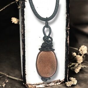 5 For $25💫Copper Bead Pendant Necklace